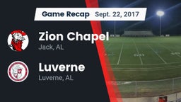 Recap: Zion Chapel  vs. Luverne  2017