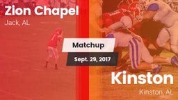 Matchup: Zion Chapel vs. Kinston  2017