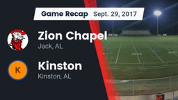 Recap: Zion Chapel  vs. Kinston  2017