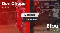 Matchup: Zion Chapel vs. Elba  2017