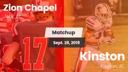 Matchup: Zion Chapel vs. Kinston  2018