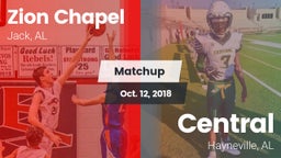 Matchup: Zion Chapel vs. Central  2018