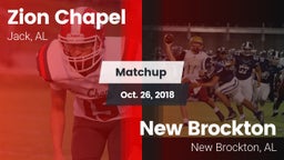 Matchup: Zion Chapel vs. New Brockton  2018