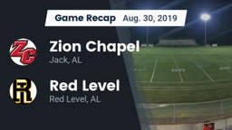 Recap: Zion Chapel  vs. Red Level  2019