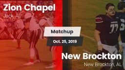 Matchup: Zion Chapel vs. New Brockton  2019