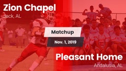 Matchup: Zion Chapel vs. Pleasant Home  2019