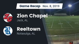 Recap: Zion Chapel  vs. Reeltown  2019