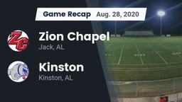 Recap: Zion Chapel  vs. Kinston  2020