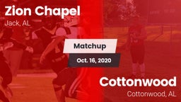 Matchup: Zion Chapel vs. Cottonwood  2020