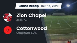 Recap: Zion Chapel  vs. Cottonwood  2020