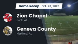 Recap: Zion Chapel  vs. Geneva County  2020