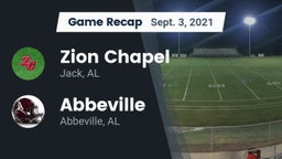 Recap: Zion Chapel  vs. Abbeville  2021