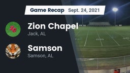 Recap: Zion Chapel  vs. Samson  2021