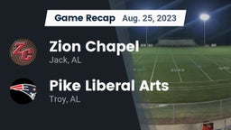 Recap: Zion Chapel  vs. Pike Liberal Arts  2023