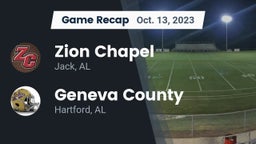 Recap: Zion Chapel  vs. Geneva County  2023