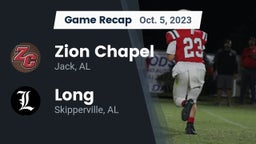 Recap: Zion Chapel  vs. Long  2023