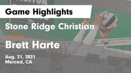 Stone Ridge Christian  vs Brett Harte Game Highlights - Aug. 21, 2021