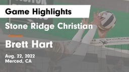 Stone Ridge Christian  vs Brett Hart Game Highlights - Aug. 22, 2022