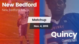 Matchup: New Bedford vs. Quincy  2016