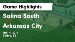 Salina South  vs Arkansas City  Game Highlights - Jan. 4, 2019