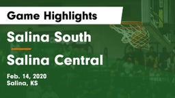 Salina South  vs Salina Central  Game Highlights - Feb. 14, 2020