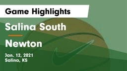 Salina South  vs Newton  Game Highlights - Jan. 12, 2021