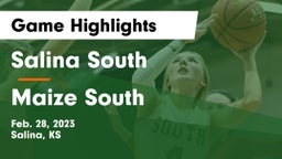 Salina South  vs Maize South  Game Highlights - Feb. 28, 2023