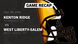 Recap: Kenton Ridge  vs. West Liberty-Salem  2016