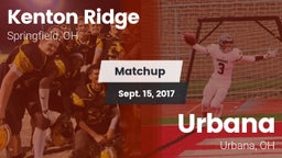 Matchup: Kenton Ridge vs. Urbana  2017