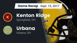 Recap: Kenton Ridge  vs. Urbana  2017