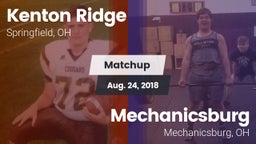 Matchup: Kenton Ridge vs. Mechanicsburg  2018