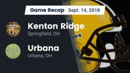 Recap: Kenton Ridge  vs. Urbana  2018