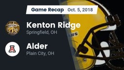 Recap: Kenton Ridge  vs. Alder  2018