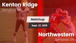 Matchup: Kenton Ridge vs. Northwestern  2019