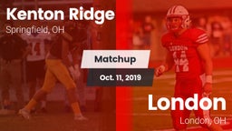 Matchup: Kenton Ridge vs. London  2019