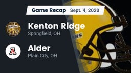 Recap: Kenton Ridge  vs. Alder  2020
