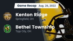 Recap: Kenton Ridge  vs. Bethel Township  2022