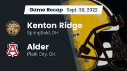 Recap: Kenton Ridge  vs. Alder  2022