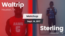 Matchup: Waltrip vs. Sterling  2017