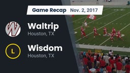 Recap: Waltrip  vs. Wisdom  2017