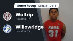 Recap: Waltrip  vs. Willowridge  2018