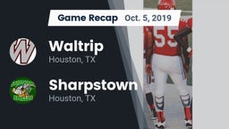 Recap: Waltrip  vs. Sharpstown  2019
