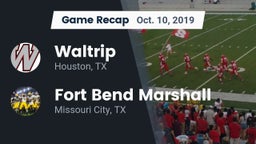 Recap: Waltrip  vs. Fort Bend Marshall  2019