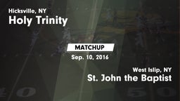 Matchup: Holy Trinity vs. St. John the Baptist  2016