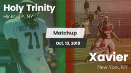 Matchup: Holy Trinity vs. Xavier  2018