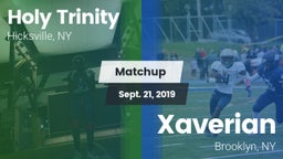 Matchup: Holy Trinity vs. Xaverian  2019