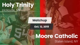Matchup: Holy Trinity vs. Moore Catholic  2019