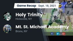 Recap: Holy Trinity  vs. Mt. St. Michael Academy  2021