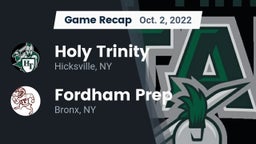 Recap: Holy Trinity  vs. Fordham Prep  2022