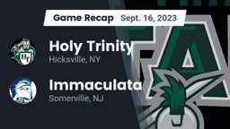 Recap: Holy Trinity  vs. Immaculata  2023